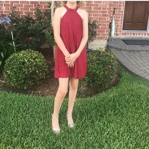 Elegant Girls Halter Dress With Pockets